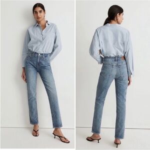 Madewell The Perfect Vintage High-Rise Heathcote Wash Jeans